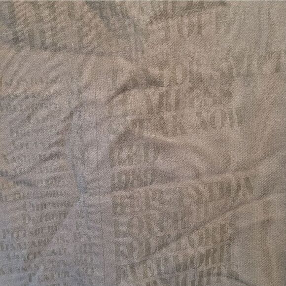 Taylor Swift Unisex Washed Black The Eras Tour Hoodie Size M - Picture 5 of 9